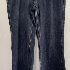 L.L. Bean Jeans Women's 8R‎ Blue Classic Fit Straight Leg Stretch Denim Pants